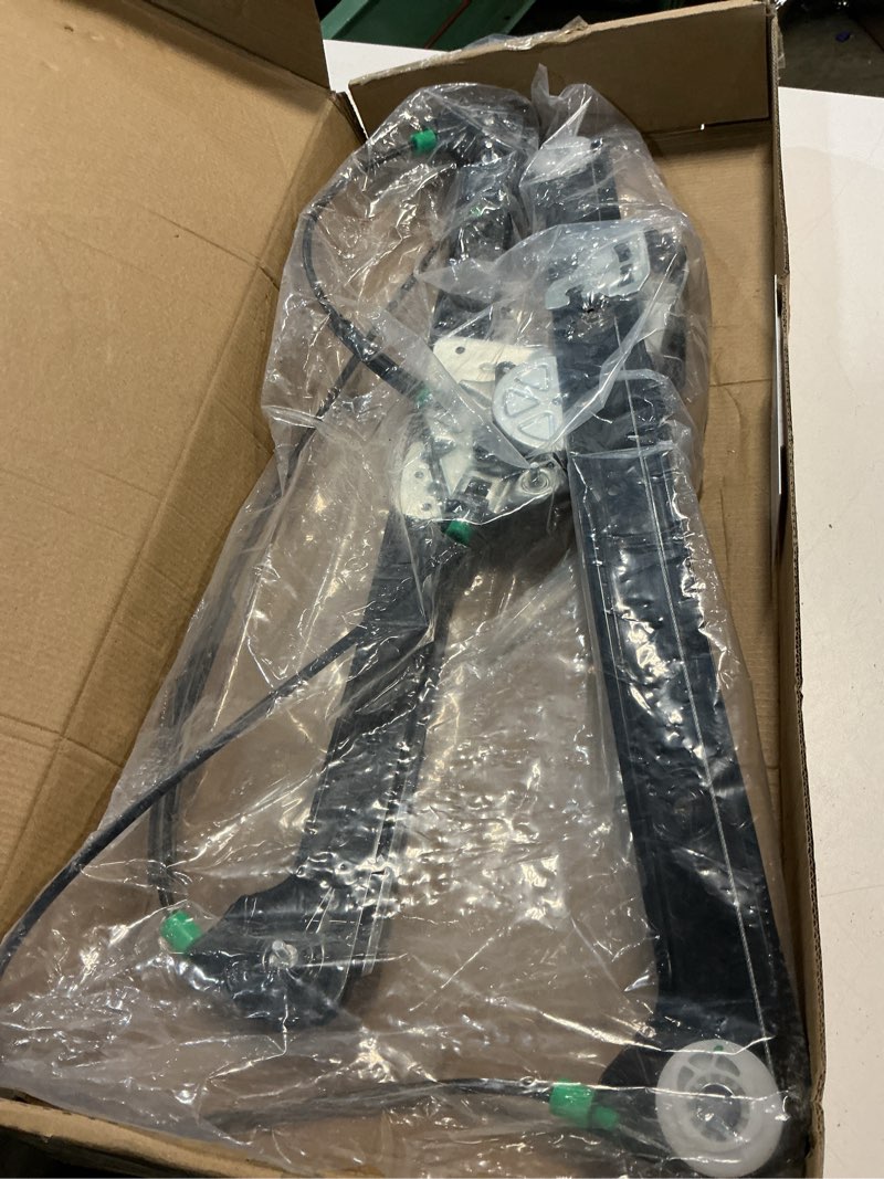Condition photo showing Good Condition for front right passenger side power window regulator with motor fit for bmw x5 e53 sport utility 2000 2001 2002 2003 2004 2005 2006, 741-489 front passenger side
