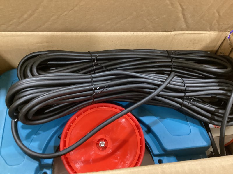 Condition photo showing Good Condition for 15000 gph pond fountain aerator - fully automatic 110v, 750w (1hp) floating pumps and pond aerator for large and small outdoor ponds and lakes - pountain aerator with 100ft power cord (silver) sliver