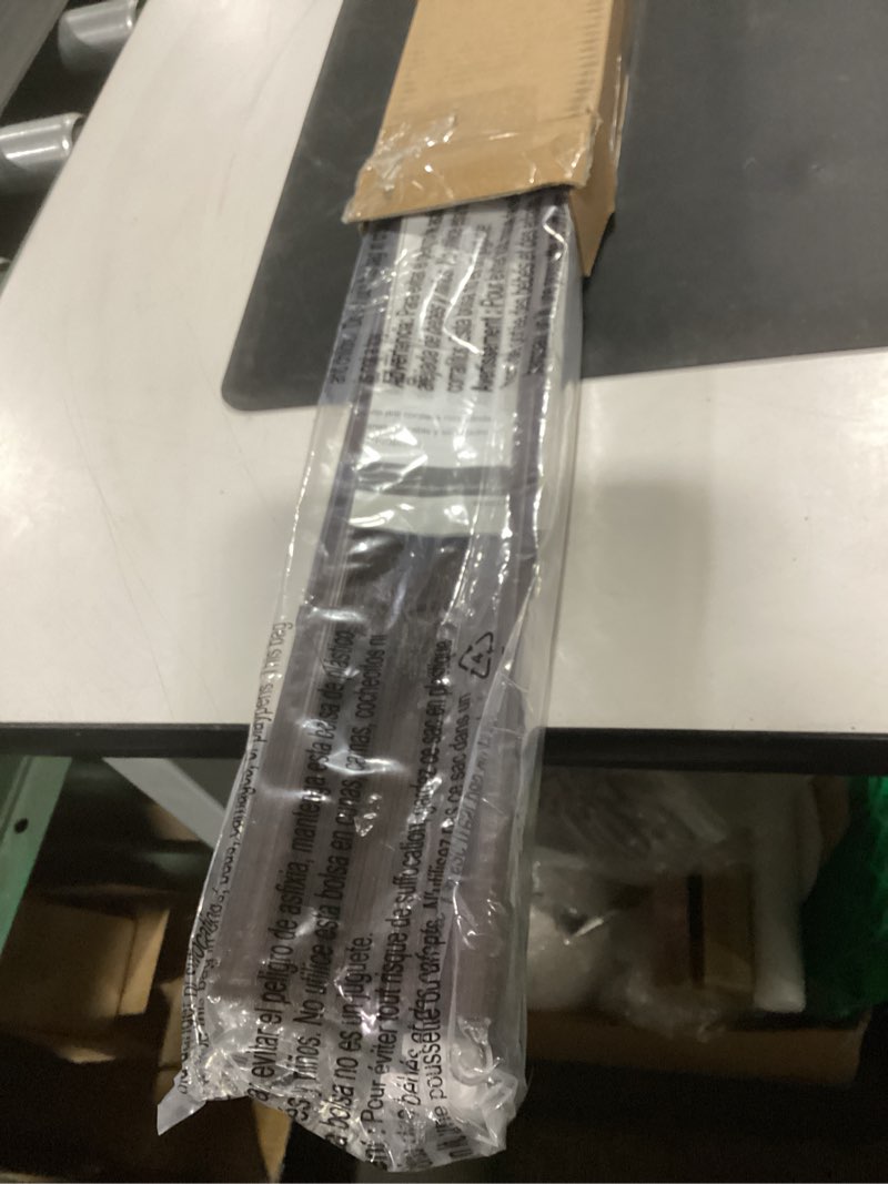 Condition photo showing New/Like New for lazblinds no tools no drill 1" vinyl mini blinds, cordless blinds for windows, light filtering horizontal window blinds & shades, 32" w x 64" h, mahogany cordless-mahogany 32" w x 64" h