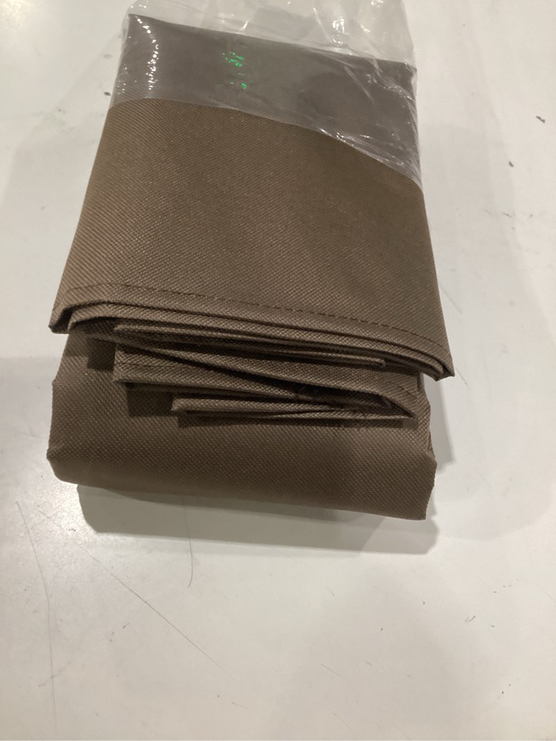 Condition photo showing As Is for swing seat cover replacement,600d thickened oxford waterproof chair bench replacement cover outdoor swing cushion covers for 2/3 seater patio garden yard rocking chair(beige,58.2x19.7x19.7inch) beige 58.2x19.7x19.7inch