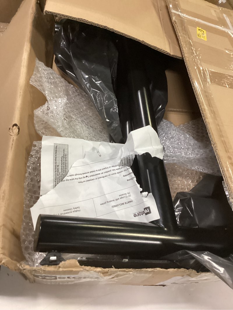 (SIMILAR)Dual Column Tubular Steel C Table Leg with leveling glides, 2\\\" Dia. Column, 27.75\\\" Standard Height, Powder Coat