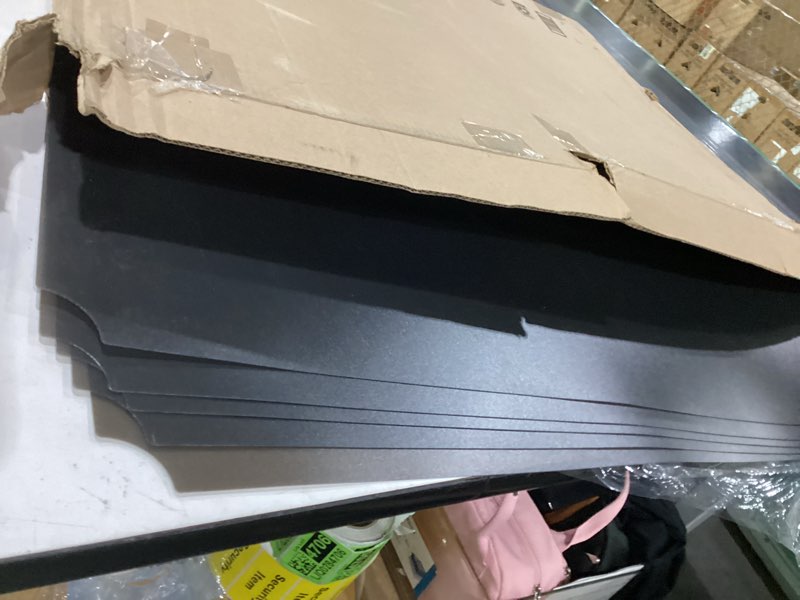 Condition photo showing Good Condition for wire shelf liner 14" x 36" set of 5, 0.7mm thick non-adhesive plastic shelf mats for wire shelves, waterproof heavy duty wire rack liners, gray (shipped flat) gray 14"w x 36"l