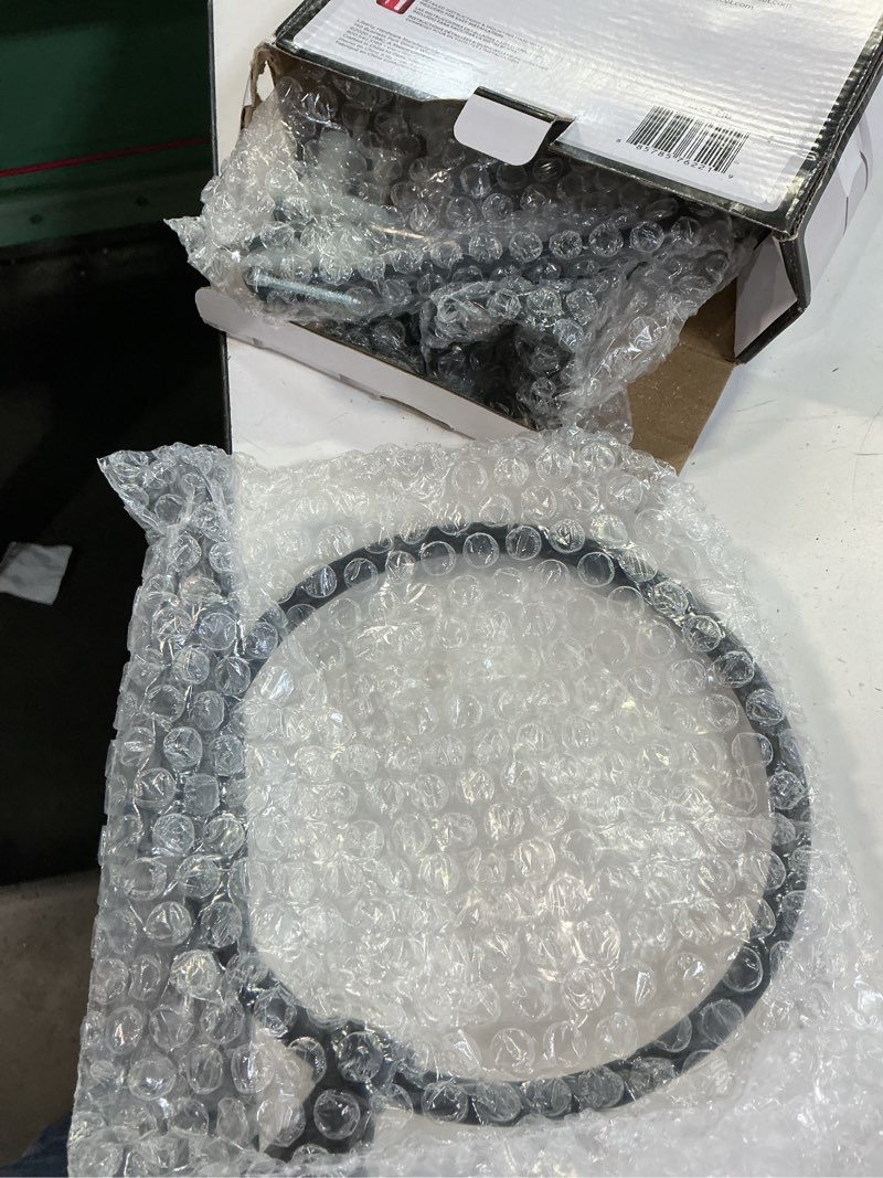 Condition photo showing Good Condition for delta 3-piece flynn matte black decorative bathroom hardware set with towel bar,toilet paper holder and towel ring