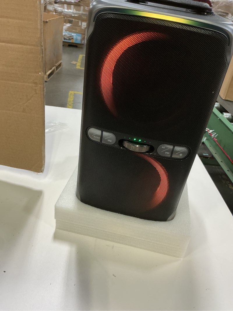 Condition photo showing Good Condition for Party Bluetooth Speaker - 240W Peak Loud Speaker, Dazzling Light Show, Deep Bass, IPX4 Waterproof, 15H Battery, TWS Pairing, BT 5.3 Wireless, Portable for Home/Outdoor/Beach/Pool Party