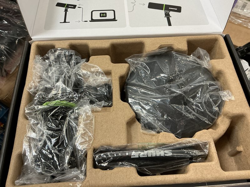 Condition photo showing Good Condition for shure mv6 gaming microphone, dynamic usb pc mic for video games & streaming - desktop stand, background noise cancellation, tap-to-mute & 3.5mm output for real-time headphone monitoring