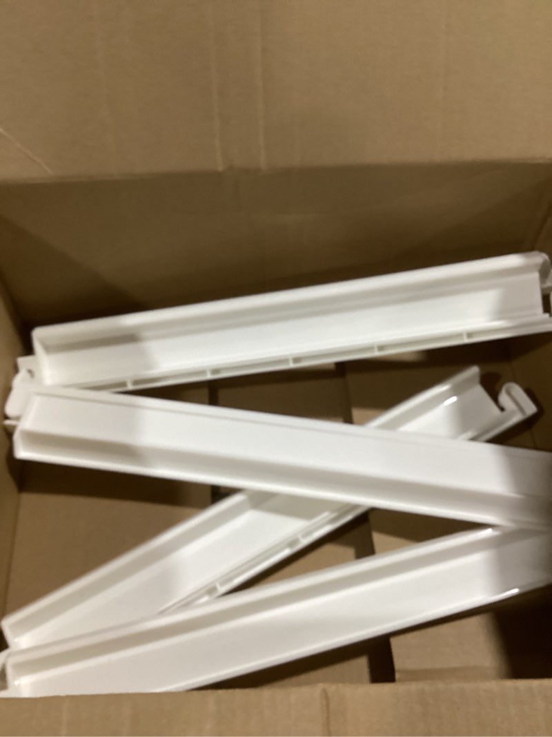 Condition photo showing Good Condition for Mahjong Racks with Pushers, Clear Acrylic American Majiang Tile Racks, Enhanced Mah Jongg Tile Holders Set of 4 with 3 Goldern Dics (Beige White)