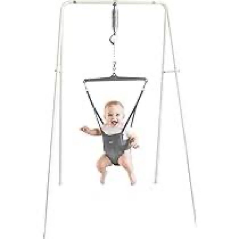 (incomplete) Jolly Jumper *Classic* with Stand - The Original Baby Exerciser and Your Alternative to Activity Centers and Baby Bouncers. Trusted by Parents, Loved by Babies for Over 75 Years.