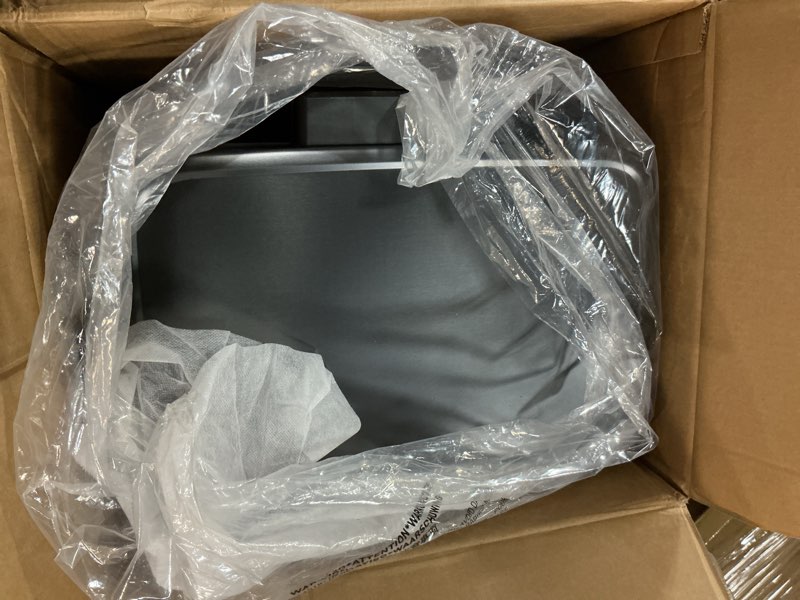 Condition photo showing Good Condition for EKO Madison Matte Black 50 Liter/13.2 Gallon Step Trash Can with Inner Liner - Fingerprint Resistant Finish 50L Matte Black