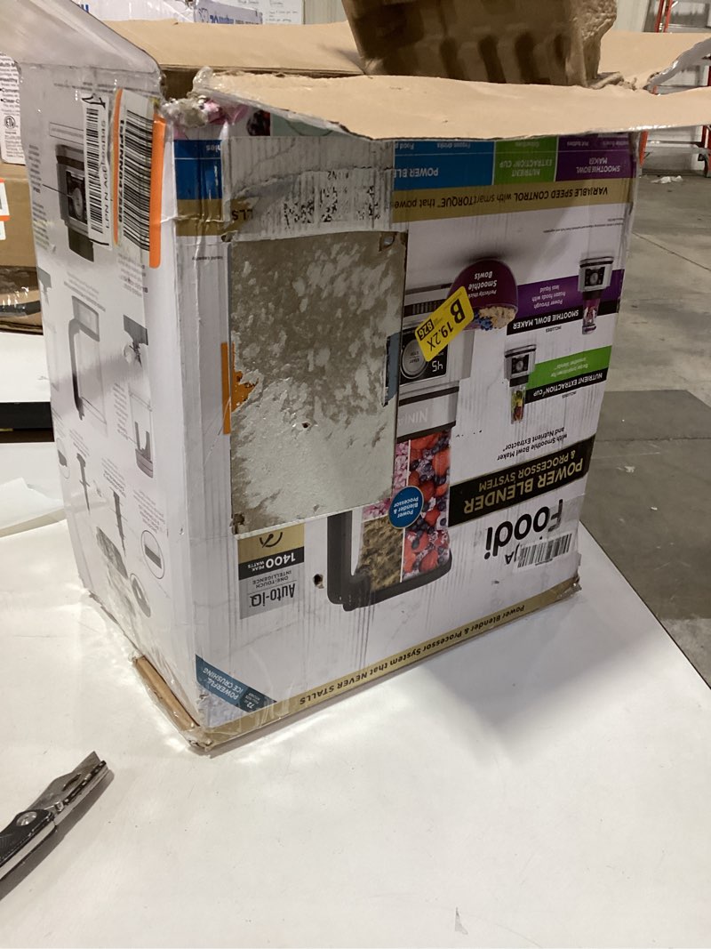Condition photo showing New/Like New for ninja blender for kitchen | food processor combo system | smoothie maker & nutrient extractor | 6 functions for bowls, spreads, dough, shakes | 72-oz. pitcher & to-go cups | silver | ss351 1400 peak watts