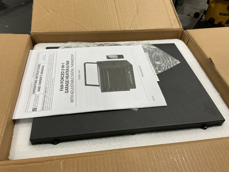 Condition photo showing As Is for Utilitech 7500 -Watt (Upto) with Thermostat