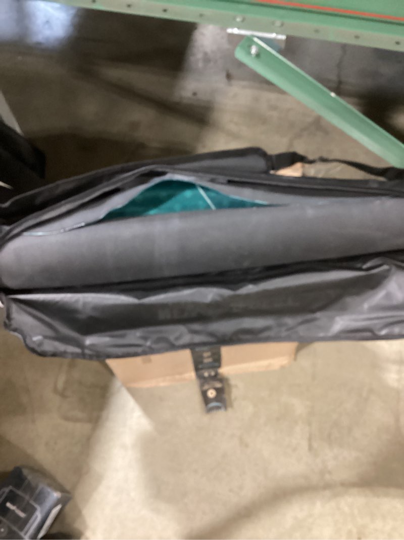 Condition photo showing Good Condition for Newverest Blackjack Mat 70" x 30" - Ideal Poker Topper for 6ft and 8ft Folding Tables (30" Width), Black Jack Casino Table Top for Home Game Nights, Portable with Zipper Storage Bag in Gift Ready Box Lucky Green