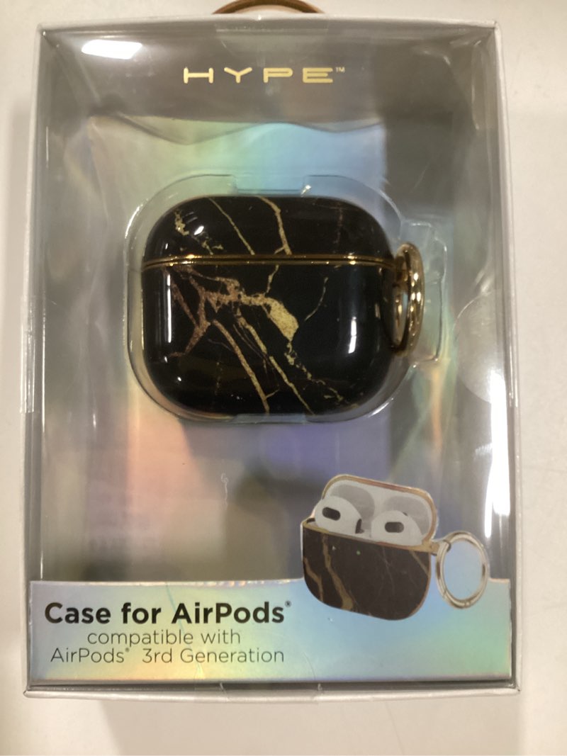 Hype Silicone Airpods Case Cover – Protective Shockproof & Dustproof AirPod Cover Case with Keychain