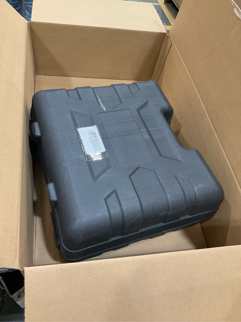 Condition photo showing As Is for E-HEELP Electric Car Jack Kit 5T 12V Hydraulic Tire Jack with Double Cylinder Air Pump & LCD Touch Screen & Impact Wrench Portable Car Lift for Tire Changes and Roadside Emergencies Double Cylinder Jack +Wrench+extended rod