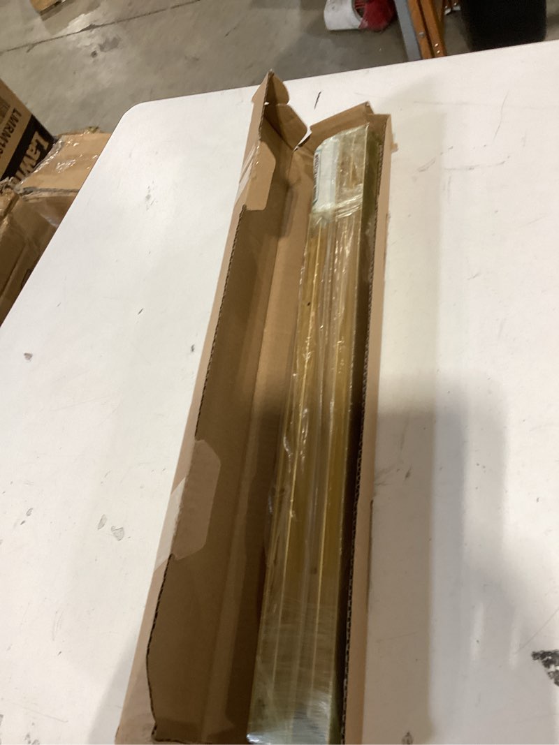 Condition photo showing As Is for akfado floater frame for 16x20 canvas paintings, 0.86" deep diy metal floating frames for abstract art prints memorial portraits, modern living room wall decor, no glass & back (gold) 16x20" gold