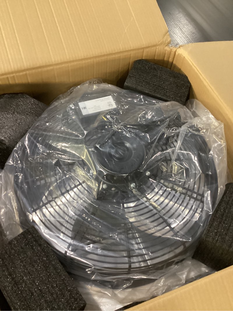 Condition photo showing New/Like New for 18 Inch Shutter Exhaust Fan, Aluminum Wall Mounted Exhaust Fan, 2678 CFM High Speed Automatic Shutter Attic Fan, Vent Fan For Greenhouse,Shed,Shop,Garage