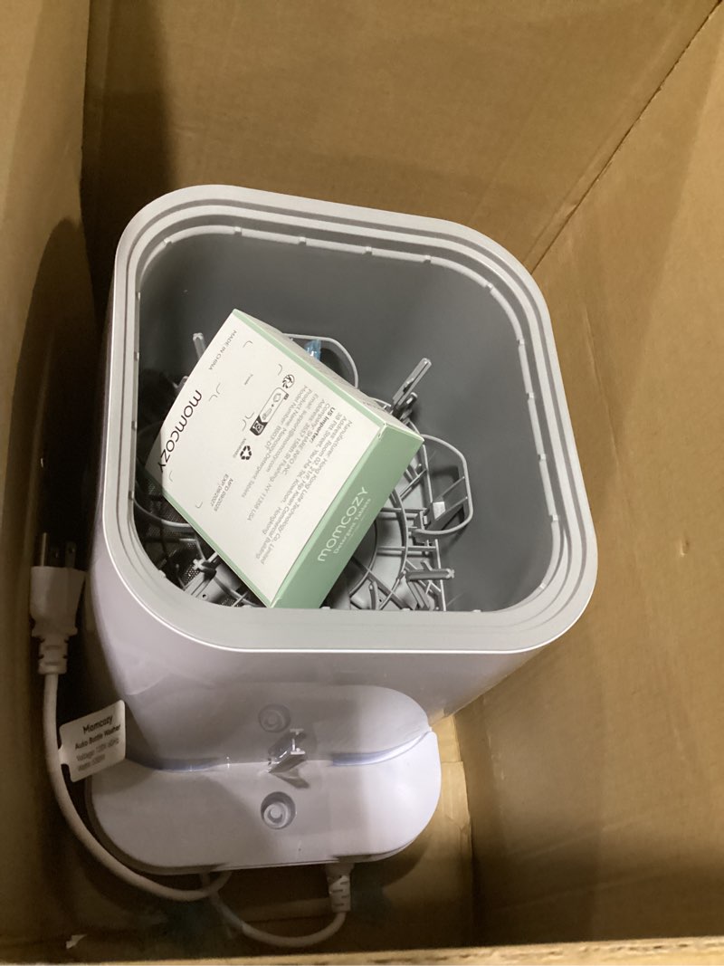 Condition photo showing As Is for momcozy kleanpal pro baby bottle washer, sterilizer & dryer - all-in-one cleaning machine for bottles, pump parts & baby essentials - time-saving & effortless care