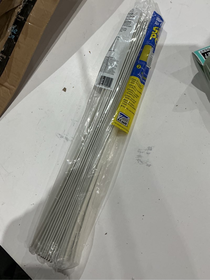Condition photo showing Good Condition for a/c safe vinyl side panel replacement kit for air conditioner installation in window frames up to 21" tall and 12" wide 1-(pack)