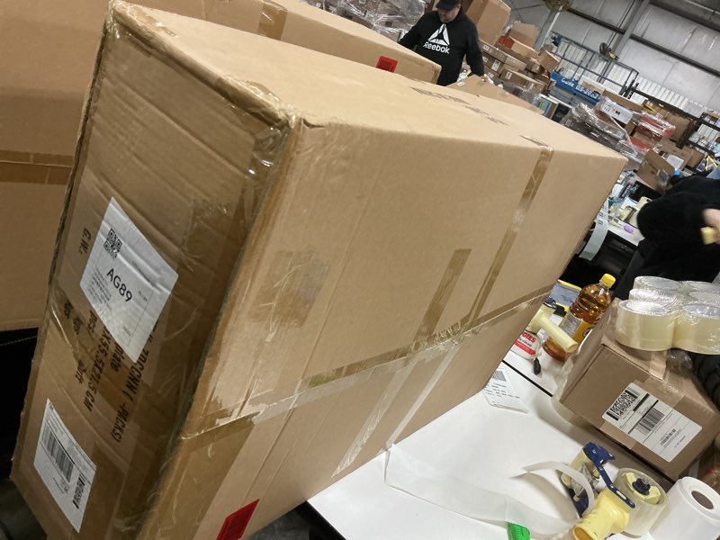 Condition photo showing New/Like New for Portable Grill Cart for Blackstone 17 & 22 inch Griddle, Grill Cart for Ooni Pizza Oven,Weber Q Series,Ninja Griddle, Durable Foldable Outdoor Grills Table Come with Wheels Fit Outdoor Camping