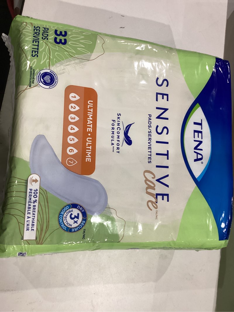 Condition photo showing Good Condition for TENA Intimates Ultimate Pads, Heavy 16 Inch Bladder Control Pads, 54305 - Pack of 33