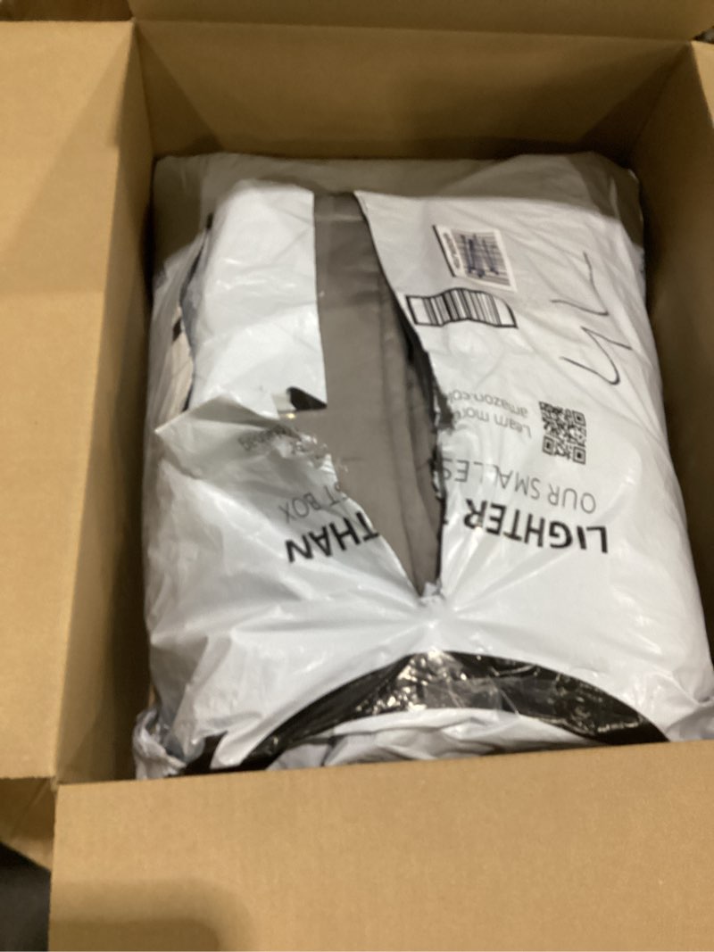 Condition photo showing Good Condition for Miracle Made Breathable All-Season Duvet Insert Comforter, Silver-Infused Cotton Fabric – Hypoallergenic, Pet Hair Resistant, Cooling Bedding – Fits Full/Queen Bed Cover, Stone Stone Full/Queen