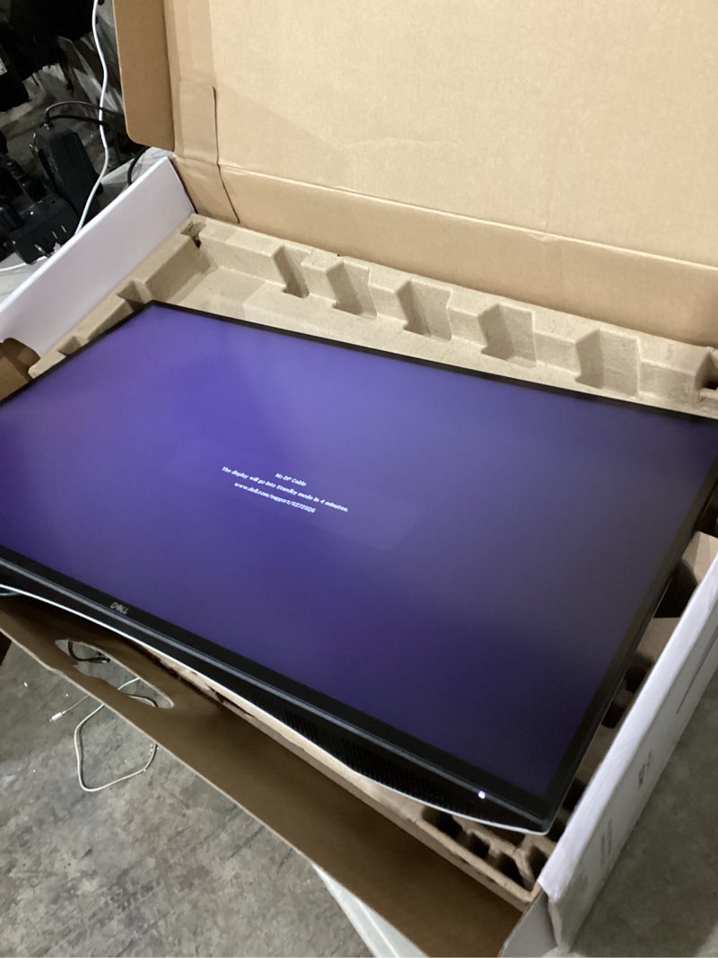 Condition photo showing As Is for Dell 27 Plus 4K Monitor - S2725QS - 27-inch 4K (3840 x 2160) 120Hz 16:9 Display, IPS Panel, AMD FreeSync Premium, sRGB 99%, Integrated Speakers, 1500:1 Contrast Ratio, Comfortview Plus - Ash White 27 Inches S2725QS HDMI
