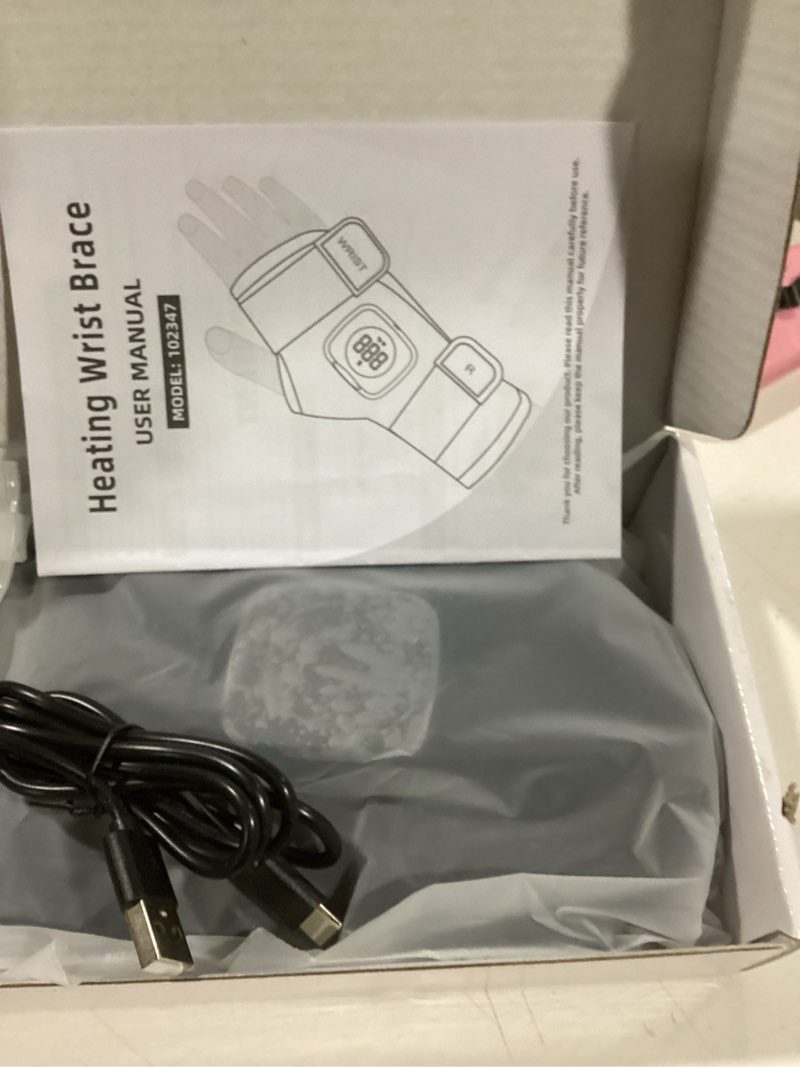 Condition photo showing Good Condition for Wrist Heating Pad, Heated Wrist Wrap for Right Hand, Heated Wrist Brace for Men Woman, Corded and Cordless Heating Pad for Wrist