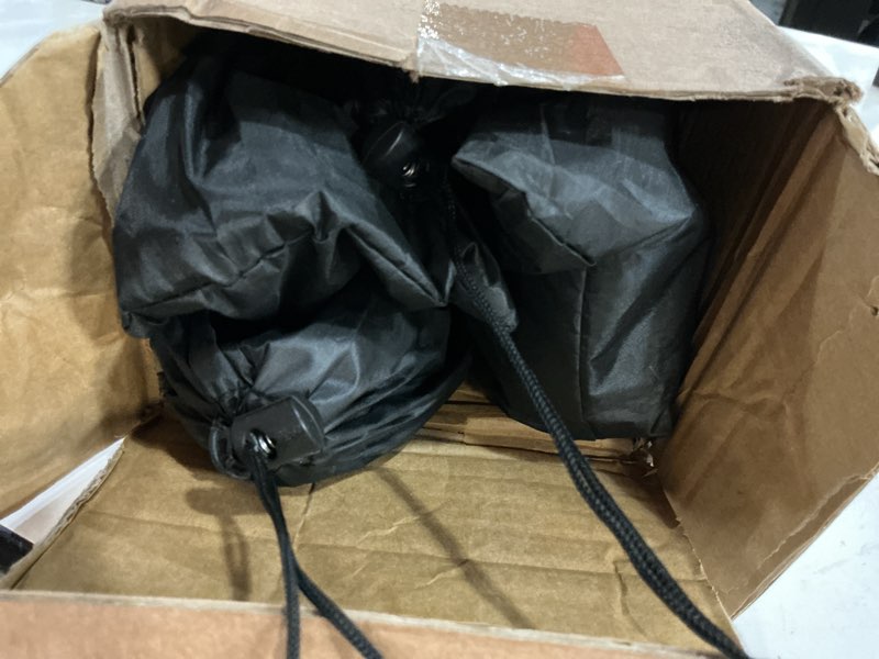 Condition photo showing New/Like New for btdvr 4 pack x banner stand, adjustable retractable banner stand with portable carry bag, fits banners 23"x63" to 32"x78", sturdy & lightweight for trade shows, stores, restaurant & party