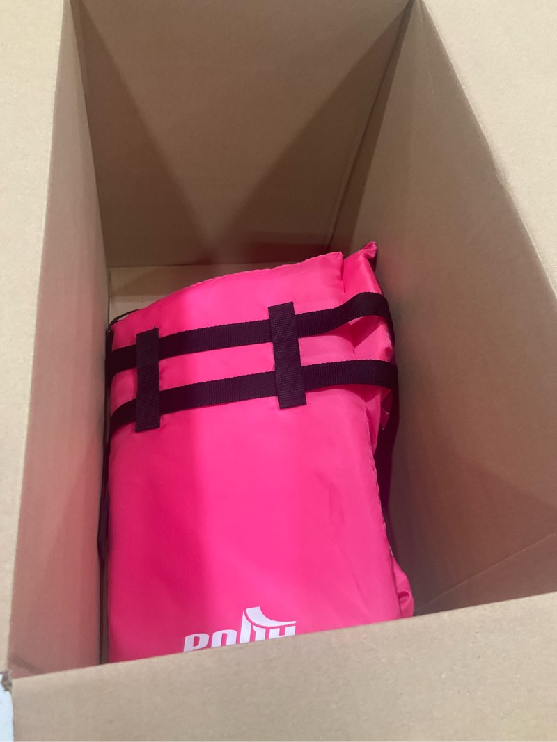 Condition photo showing As Is for Oceans 7 US Coast Guard Approved Life Jacket for Infant, Kids, Youth, – Type II & III Vest, Personal Flotation Device Pink/Berry – 50-90 lbs