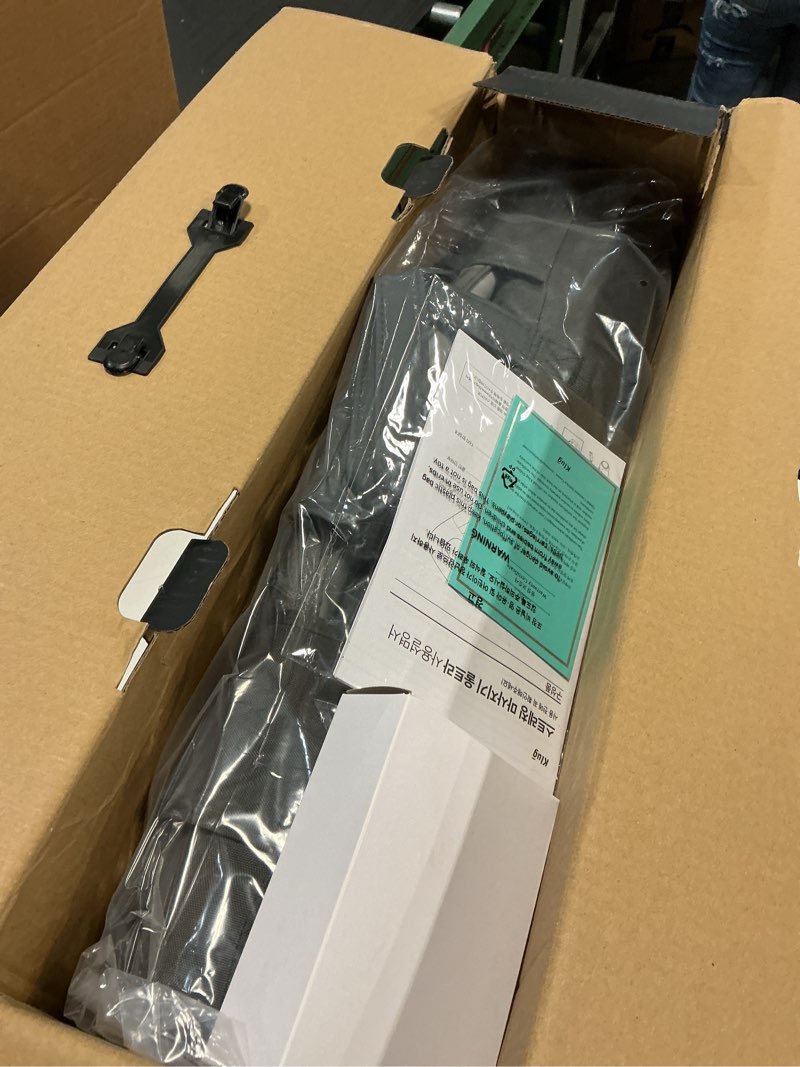 Condition photo showing New/Like New for klug stretching massager ultra, effortless auto-stretching mat, ease back & neck pain with 3 intensity levels 7 exceptional programs, 2 levels of heat function, foldable & portable design, gray