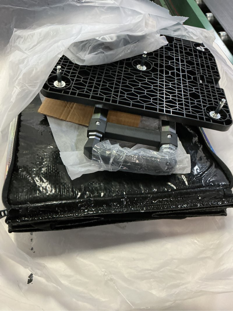 Condition photo showing As Is for Backpack Trolley - 5 Wheels Folding Compact Lightweight Luggage Cart, Travel Trolley for Bags/Lunch Backpack/Golf Bag (5 Wheels)(similar no same)