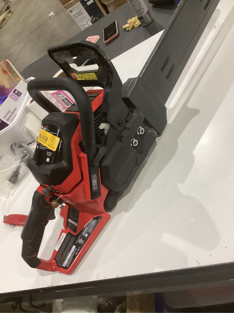 Condition photo showing As Is for craftsman s1600 42-cc 2-cycle 16-in gas chainsaw