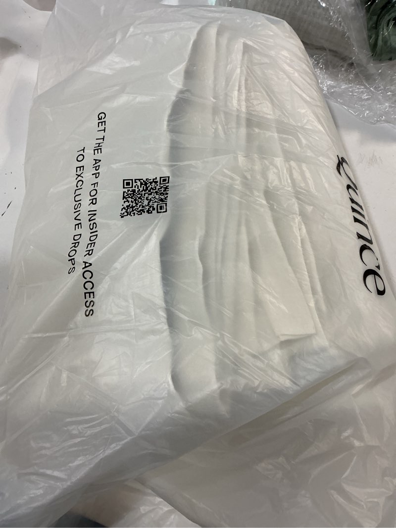 Condition photo showing New/Like New for european linen room darkening curtain - single panel, 48x96, ivory