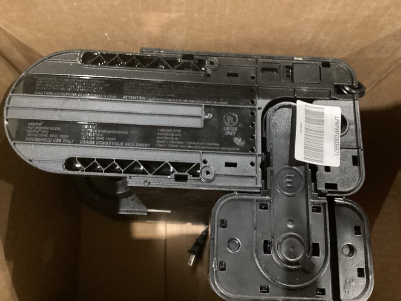 Condition photo showing As Is for Keurig K-Supreme Single Serve K-Cup Pod Coffee Maker, MultiStream Technology, 4 Brew Sizes, 66oz Dual-Position Removable Reservoir, Black Black Coffee Maker