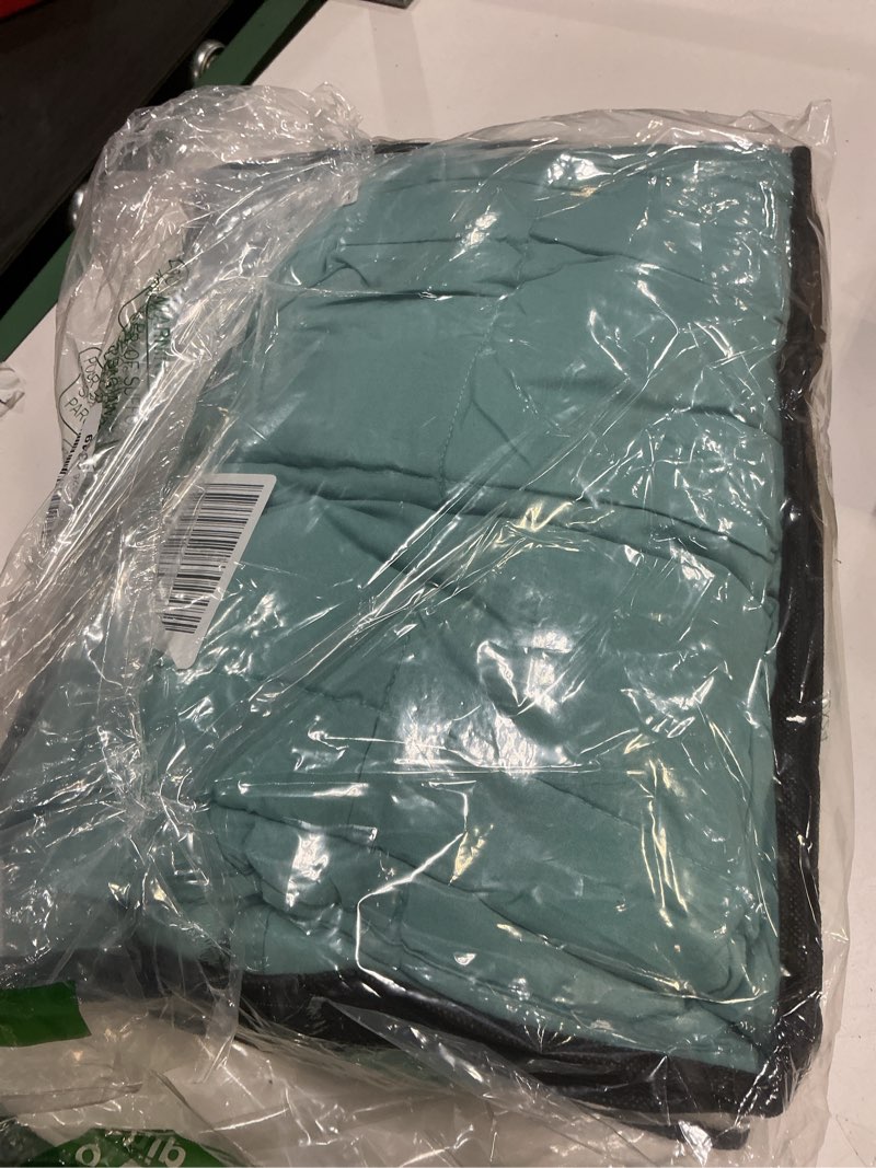 Condition photo showing New/Like New for yescool Weighted Blanket for Adults (20 lbs, 48" x 72", Teal) Cooling Heavy Blanket for Sleeping Perfect for 190-210 lbs, Twin Size Breathable Blanket with Premium Glass Bead, Machine Washable Teal 48X72-20 lbs