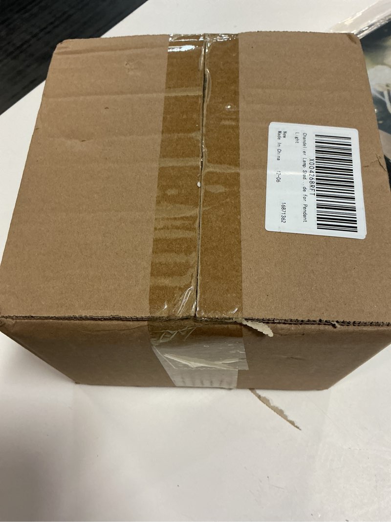 Condition photo showing New/Like New for DOITOOL Wrought Iron Lampshade 7.8 Inch Industrial Pendant Light Shade Decorative Replacement for Table Lamp and Wall Sconce Minimalist Hanging Light Fixture