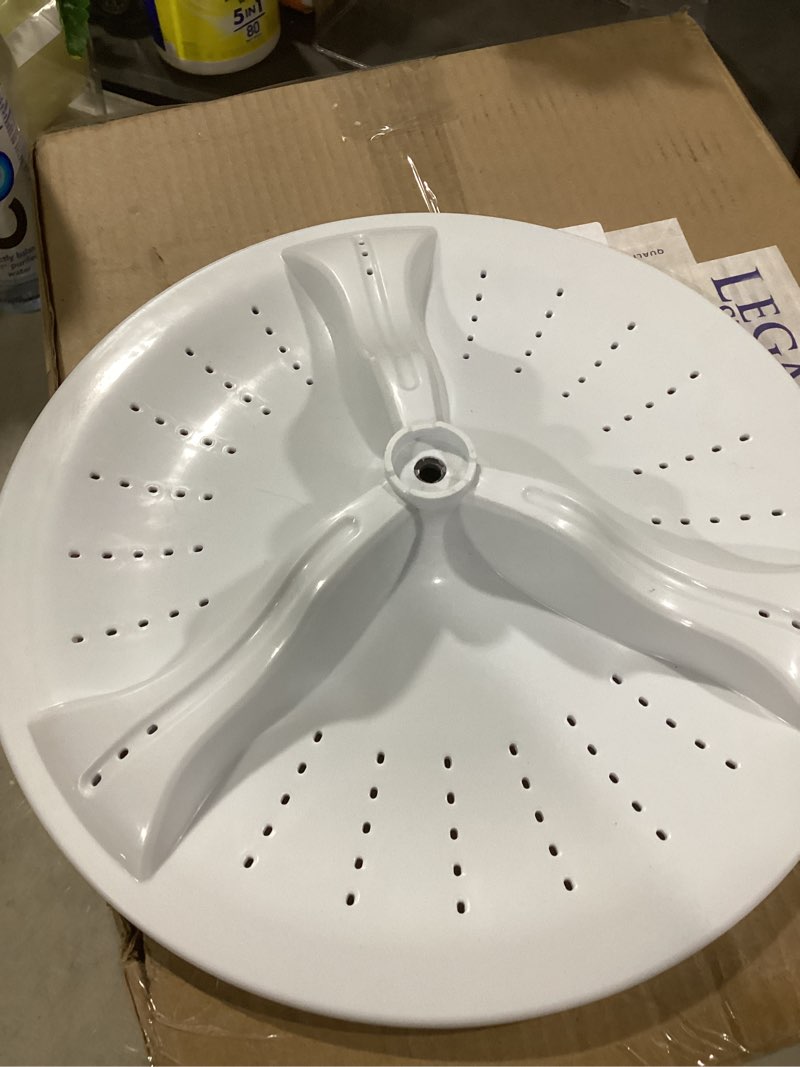 Condition photo showing New/Like New for hecasa w10752283 washer washplate compatible with whirlpool washer wtw5000dw1 wtw5000dw2 wtw8000dw0 w10609476 w10834890 ps10064549 replacement only white