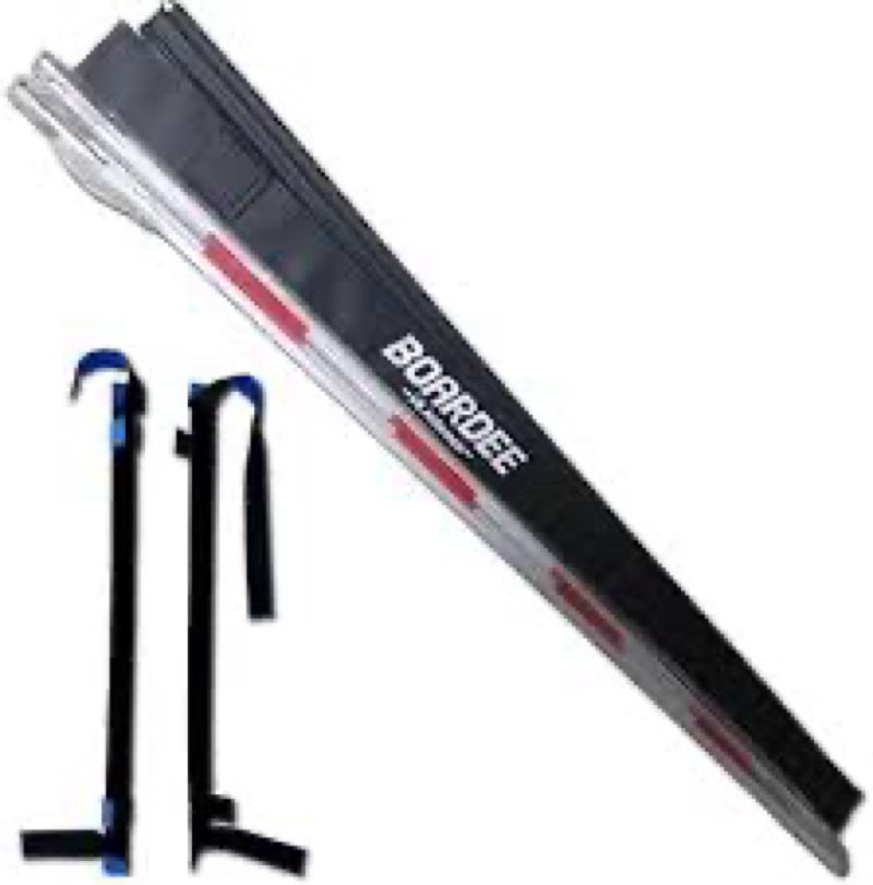 BOARDEE Volleyball Net Antenna Sleeves - Durable Tarpaulin Hook-and- Loop Sleeves with Vertical Straps- Indoor and Beach Molisyas! INclud)p(® tre) - Pack of 2 (No