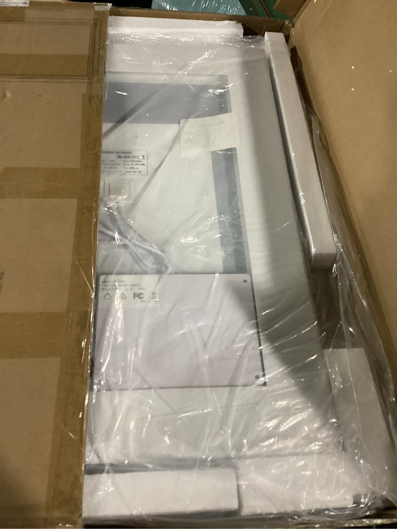 Condition photo showing Good Condition for 22"x30" LED Bathroom Mirror with Lights, Anti-Fog, Backlit + Front Lit, Dimmable, Led Vanity Mirror for Wall, Lighted Bathroom Mirror, 3 Colors, Shatter-Proof Tempered Glass White 22"L x 30"W