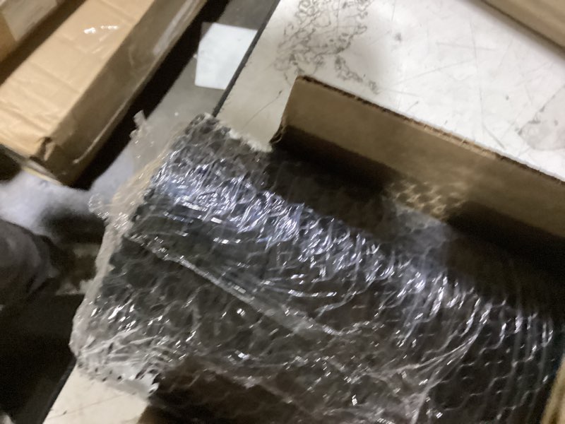 Condition photo showing As Is for bar shelf liner for countertop, glass drying 24 inch wide plastic mesh liners mat, non slip bar mats cabinet liner for pub shelves cupboard, 61x500cm, black 24"w x 196"l black