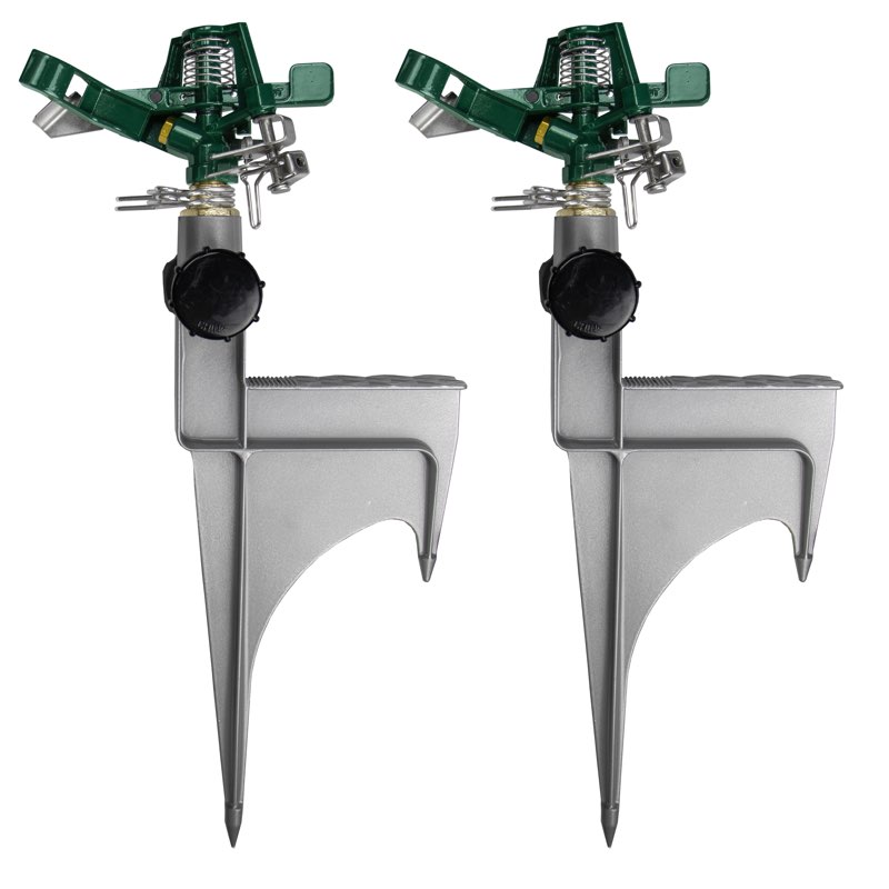 Orbit 2 -Pack 6500-sq ft Impulse Spike Lawn Sprinkler