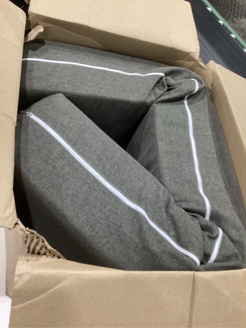 Condition photo showing As Is for bed gap filler for headboard space filler bed crack pillow stopper wall side mattress extender memory foam mattress gap filler 79x4x6 inches 4 x 6 inches, similar to stock photo queen