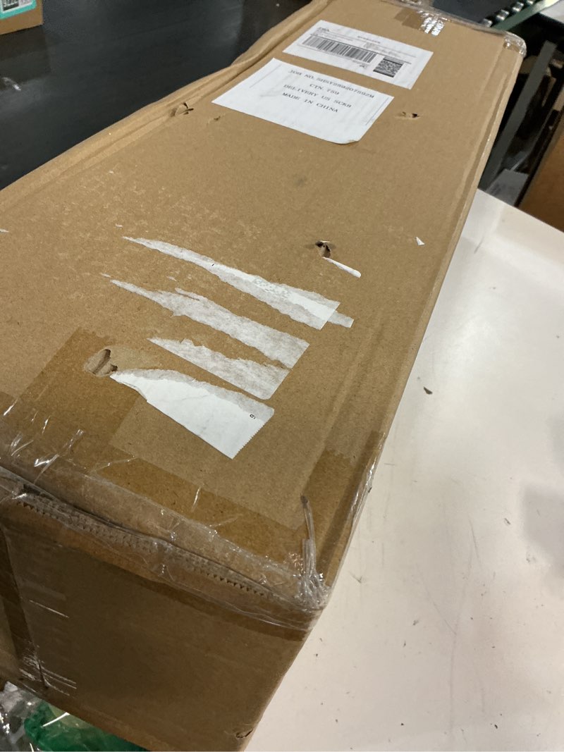 Condition photo showing Good Condition for TRIROCKS Set of 2 Moroccan Candle Lanterns 22.5''&15'' H Decorative Candle Holder Hanging Lanterns with Embossed Colored Tempered Glass Ramadan Decorations for Home Outdoor Indoor Patio Weddings(Gold) Hexagon