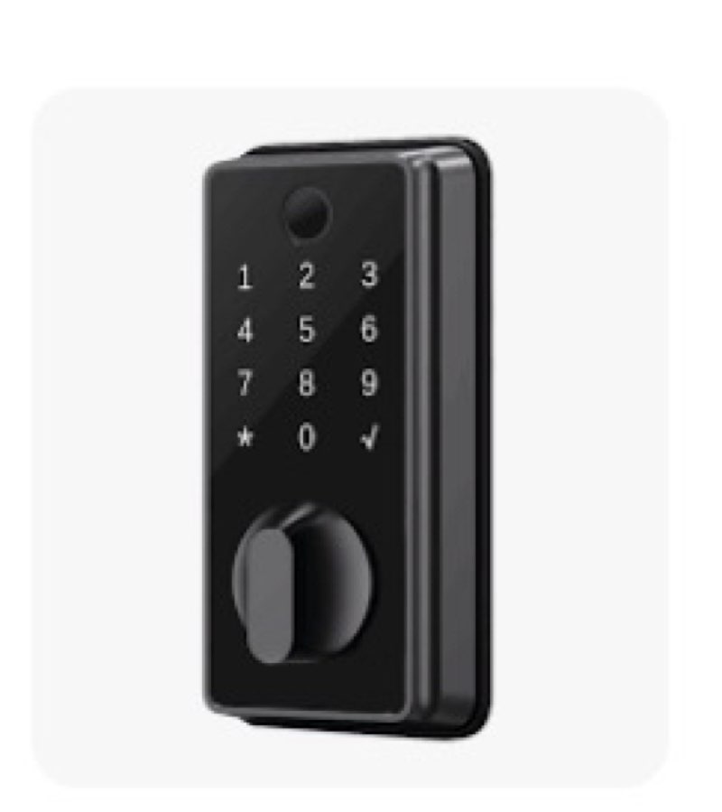 DESC: HW MB GRDE 2 BMTRC ELCTRN MODEL: Honeywell-Honeywell-Biometric-Grade-2-Electronic-Deadbolt-in-Matte-Black/