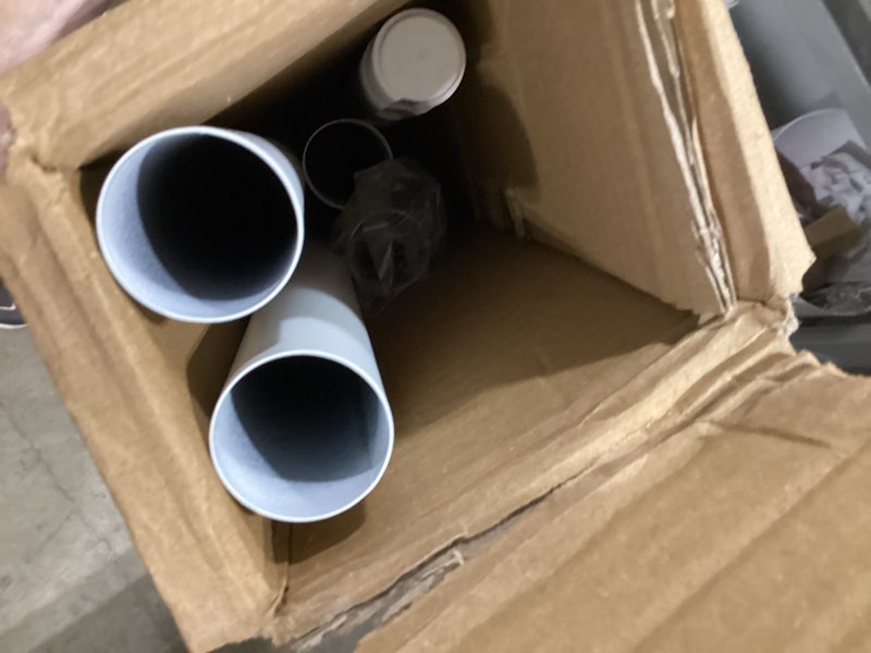 Condition photo showing Good Condition for tension curtain rod 41-185 in (4-15ft), extra long tension rod no drilling for patio windows, white shower curtain rod for room divider,one-click telescopic rod, outdoor curtain rods never rust white 41-185in-1pcs