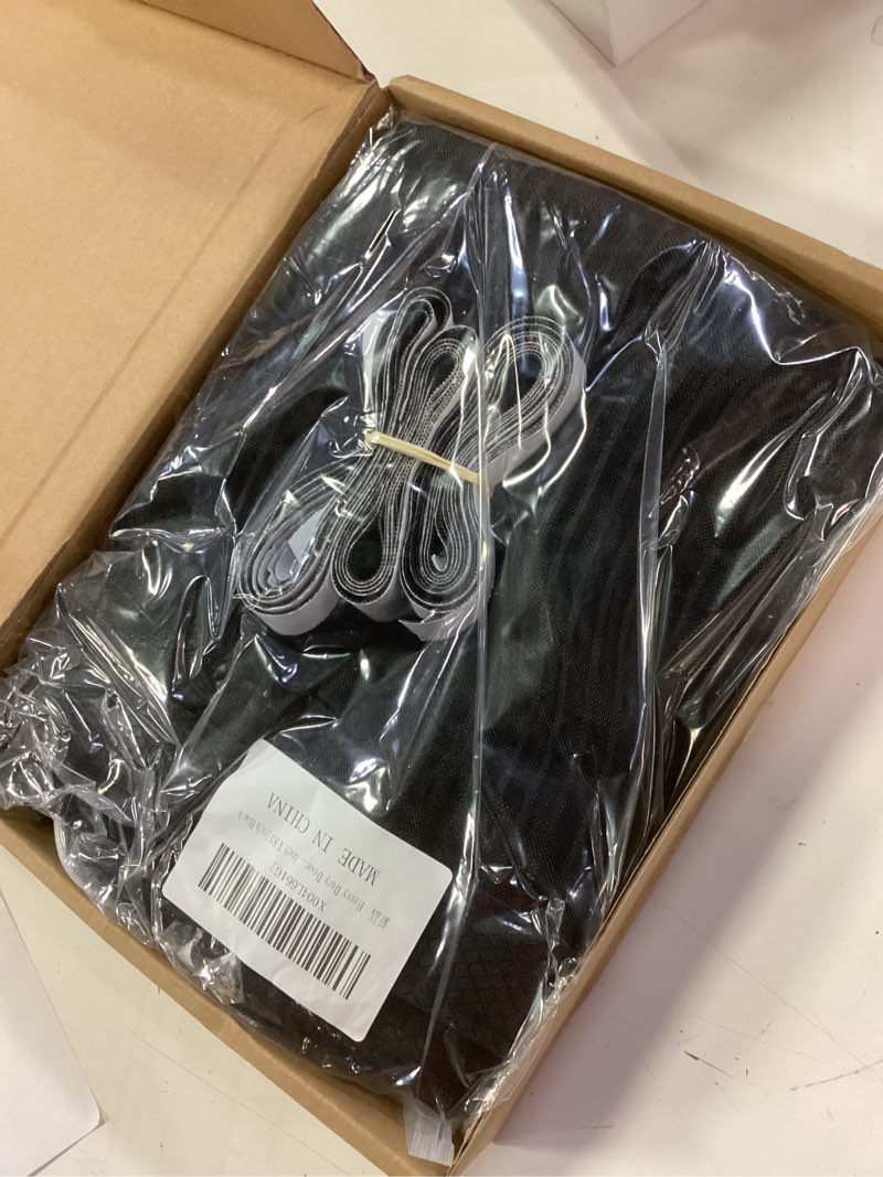 Condition photo showing Good Condition for heavy duty door screen magnetic closure, loviga thickened fiberglass screen door mesh, self sealing, tear resistant, easy assemble, fine mesh keep bugs out fit door size 36 inch x 82 inch screen size 38"x83", fit door size up to 36"x82" gray