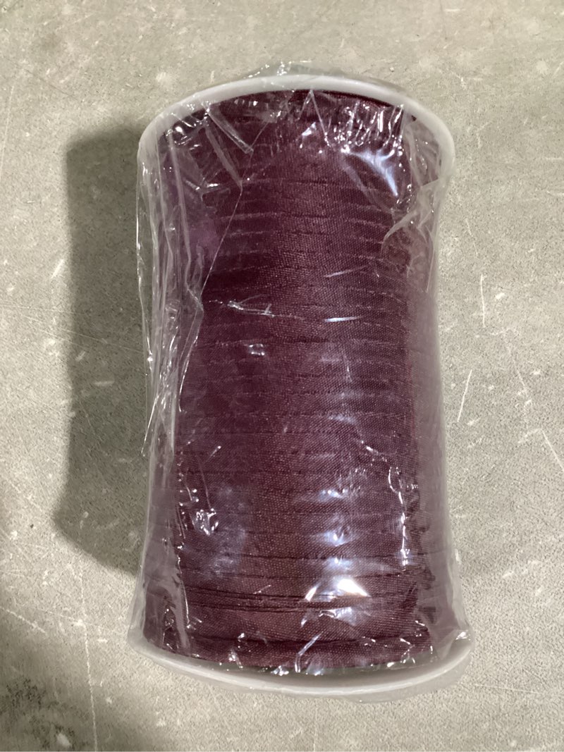 Condition photo showing New/Like New for mandala crafts burgundy maxi piping bias tape with welting cord - 1/2 inch upholstery piping trim for sewing, cushions, slipcovers, and diy decor - 55 yards lip cord trim