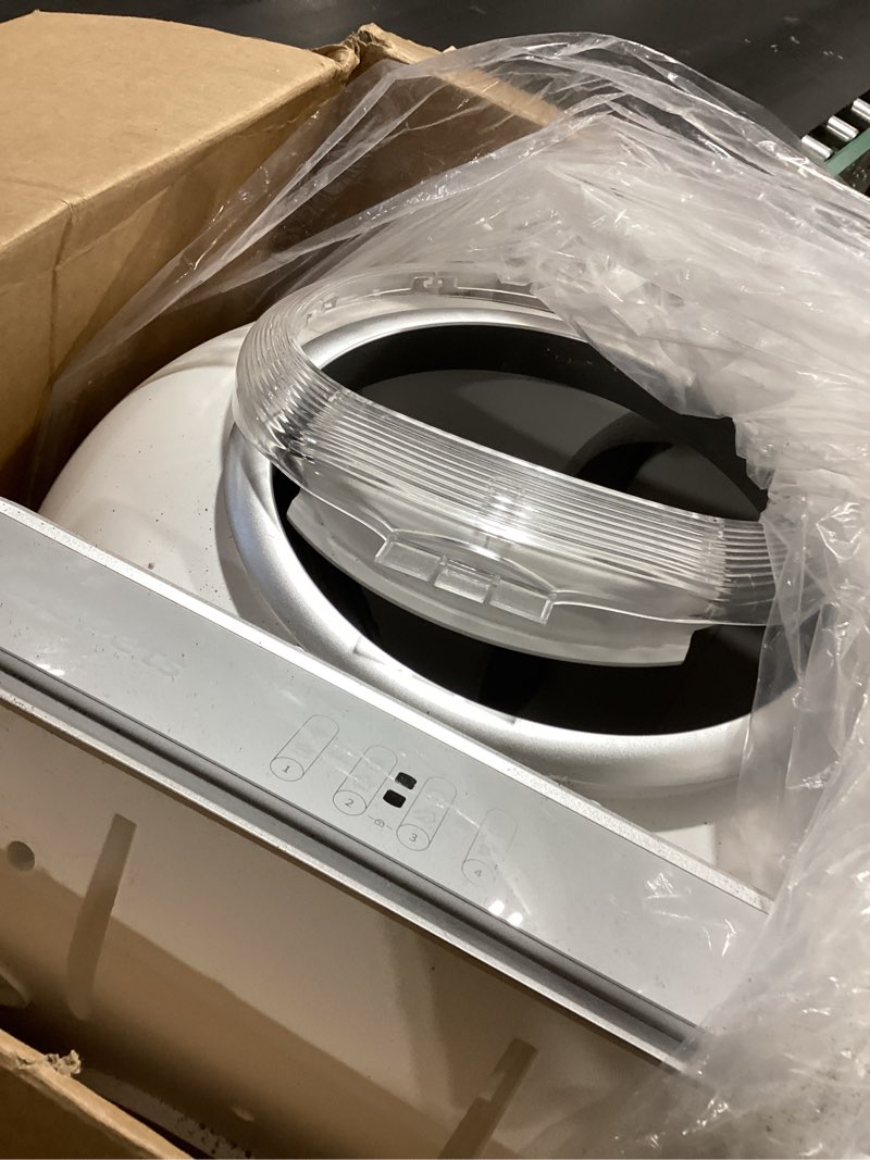 Condition photo showing Good Condition for self cleaning litter box, integrated safety automatic cat litter box self cleaning 65l+9l for multiple cats, app control, odor removal, includes mat & liner (3 rolls) - white