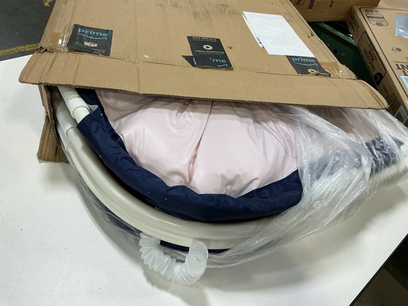 Condition photo showing As Is for Simcat 45" Large Portable Foldable Bathtub Adult, Separate Family-Friendly SPA Therapy Tub Soaking, Hot SPA/Ice Bath Tub (Starry sky)