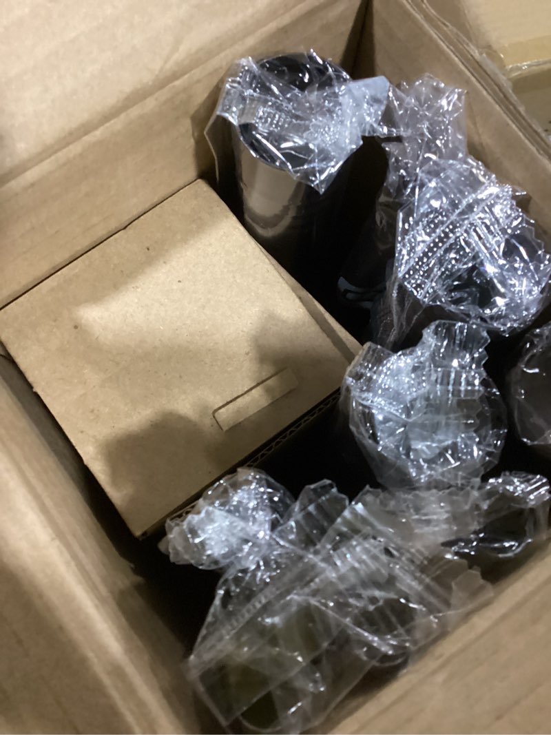 Condition photo showing New/Like New for Bronze Double Curtain Rods for Windows 36 to 72 inch, Farmhouse Vintage Decorative 1 Inch Adjustable Dual Curtain Rod, Heavy Duty Boho Rustic Double Drapery Pole with Brown Grain Finials Bronze 36"-72"