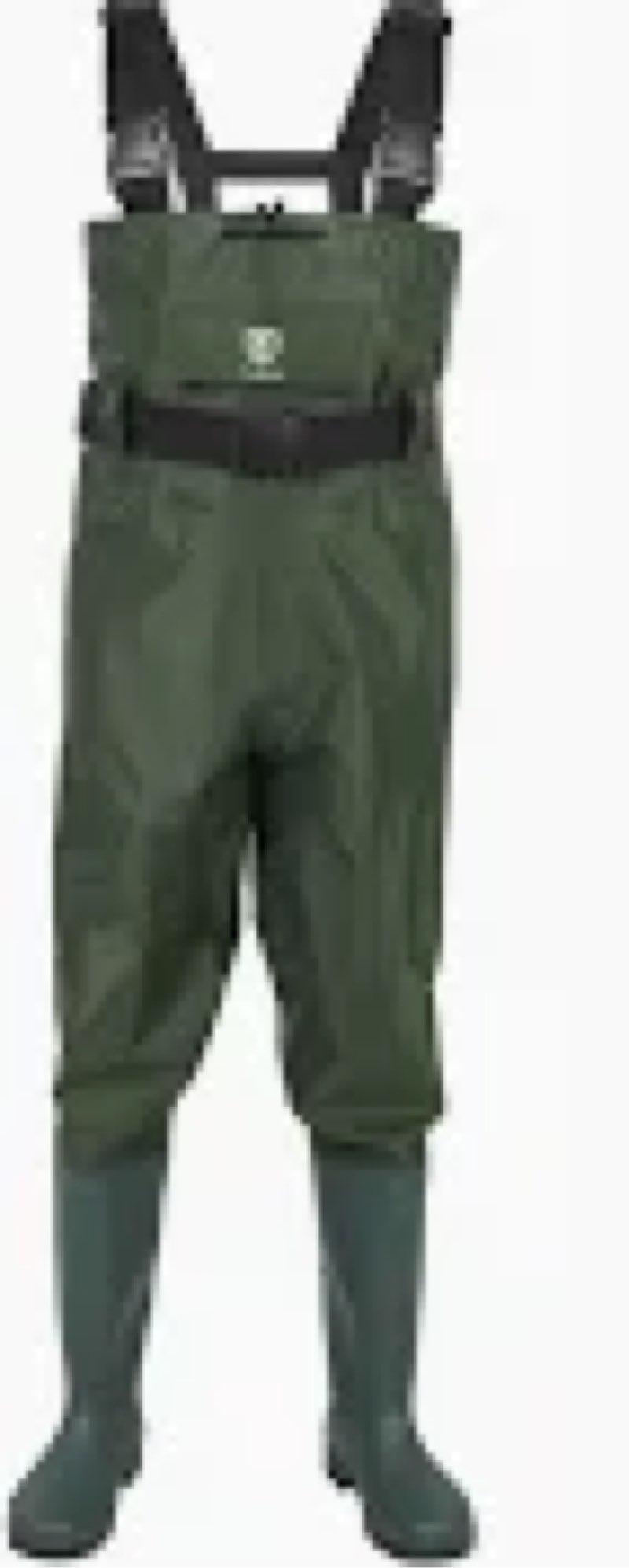 TIDEWE Bootfoot Chest Wader, 2-Ply Nylon/PVC Waterproof Fishing & Hunting Waders with Boot Hanger fo